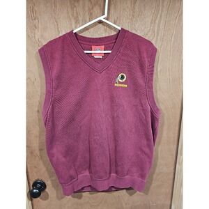 Vintage Red Skins Pull Over‎ No Sleeve Sweater